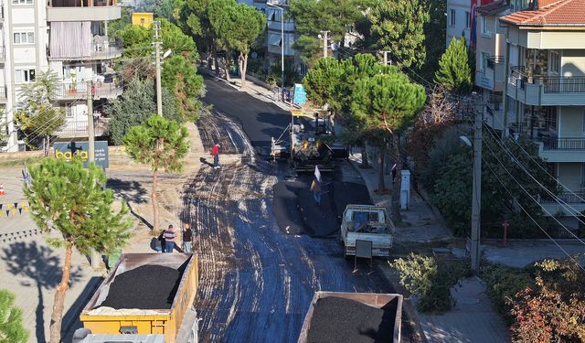 Denizli’de 16 bin metrekarelik yol yenileme