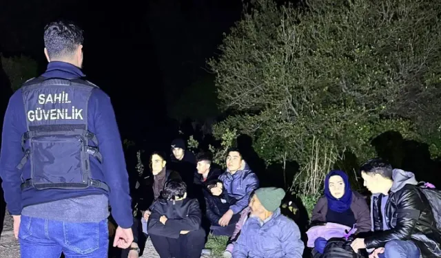 İzmir’de 13 düzensiz göçmen yakalandı