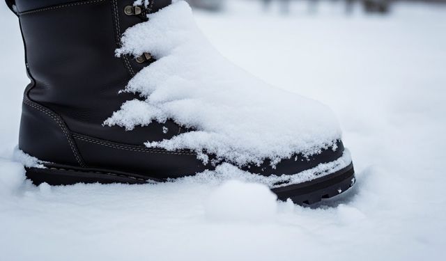 Kışın soğuk zemine tek malzeme ile meydan okuyor: Pahalı botlardan daha iyi ısıtıyor
