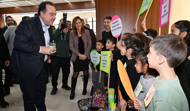 Manisa’da atık pil kampanyasına yoğun ilgi: 1 kilo pile 1 zeytin fidanı