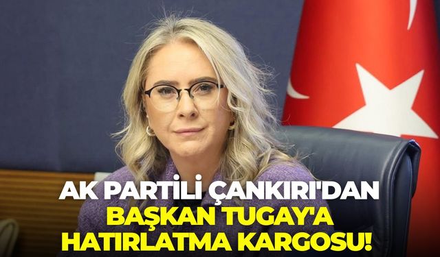 AK Partili Çankırı'dan Başkan Tugay'a hatırlatma kargosu!