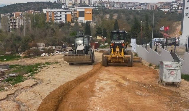 Aydın Büyükşehir’den Kuşadası’na yeni yol hamlesi: Değirmendere’de çalışmalar başladı
