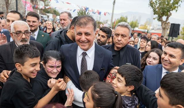 Çocuklar istedi, Başkan Tugay söz verdi: Ballıkuyu’ya voleybol sahası geliyor