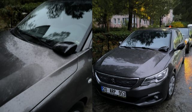 Denizli'de bir avukat 40 aracı paramparça etti!