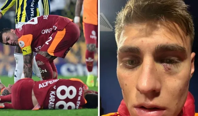 Derbide Kazımcan'a çakmak fırlatan taraftar yakalandı!