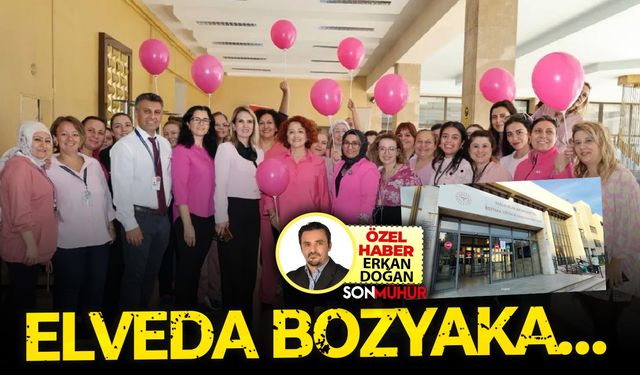 Bozyaka Hastanesinde veda zamanı…