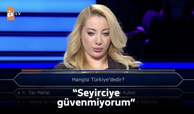 Milyoner'de şaşırtan çıkış: “Seyirciye güvenmiyorum”