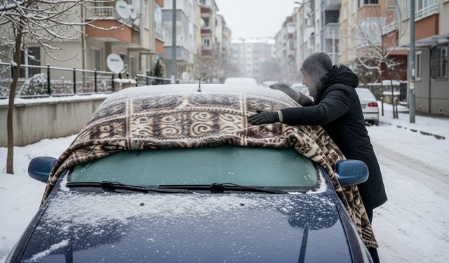Sabaha donan ön camla başlayanlara uyarı: Bir battaniye tüm sorunu çözüyor