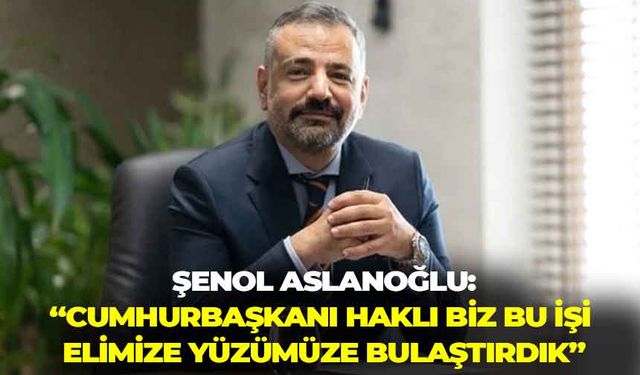 Aslanoğlu, kooperatif sürecini anlattı: "Cumhurbaşkanı doğru söylüyor biz bu işi elimize yüzümüze bulaştırdık"