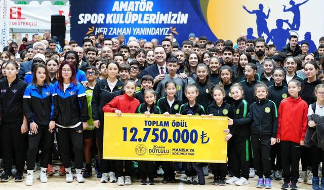 Manisa’da amatör spora rekor destek: 123 kulübe 12,7 milyon lira