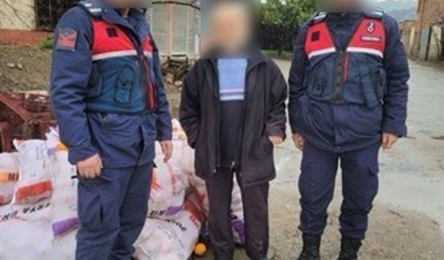 Nazilli’de 1 ton portakal hırsızlığı! Şüpheli suçüstü yakalandı