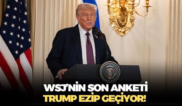 ABD'nin köklü gazetesi Wall Street Journal'den yeni yılın ilk anketi: Trump ezip geçiyor!