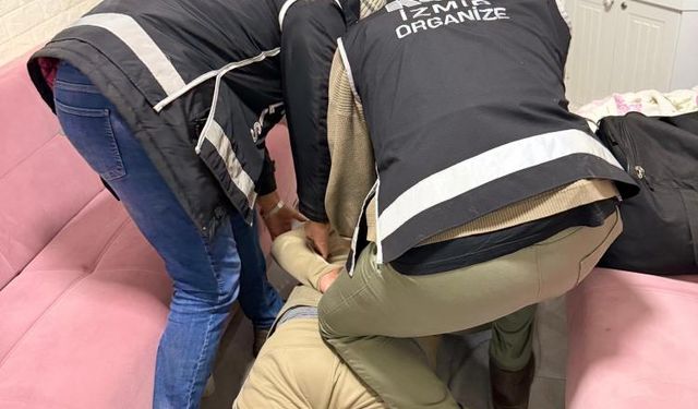 İzmir’de organize suç operasyonu: 14 yıl hapis cezası bulunan şüpheli villada yakalandı
