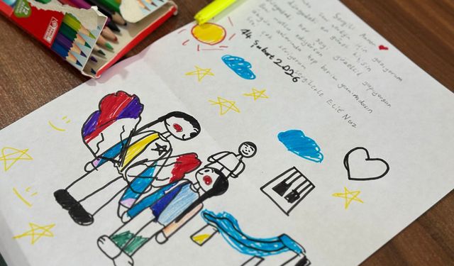 İzmir’de minik yüreklerden sevgi mektupları