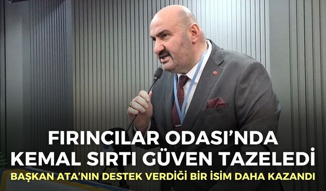 İzmir Fırıncılar Odası’nda sandık heyecanı! Kemal Sırtı güven tazeledi