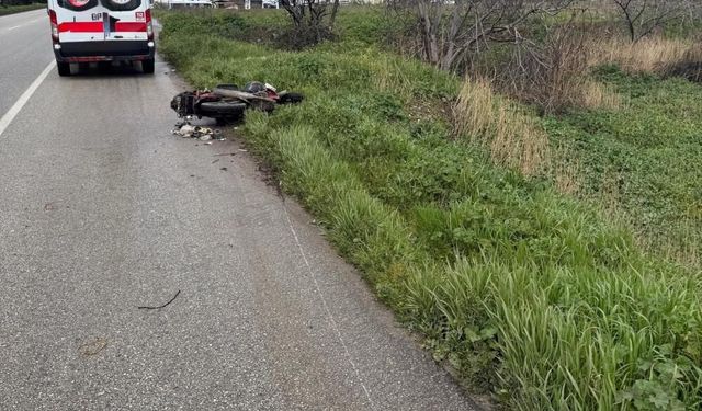 Manisa Salihli’de motosiklet kazası: 62 yaşındaki sürücü ağır yaralandı