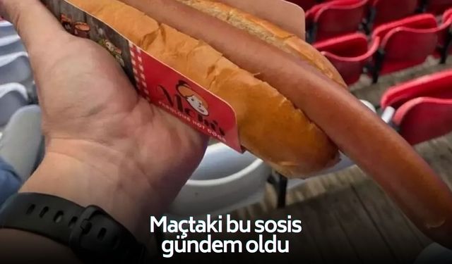 Nottingham Forest-Fenerbahçe maçındaki bu sosis gündem oldu!
