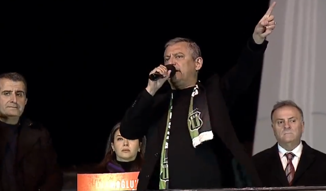 CHP Lideri Özel, Bolu'da Tanju Özcan'a destek çıktı: Tanju ile gurur duyuyoruz