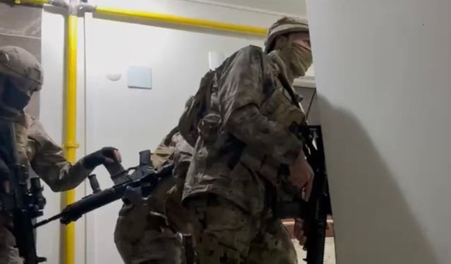 Sarallar operasyonu: 14 şüpheli gözaltında
