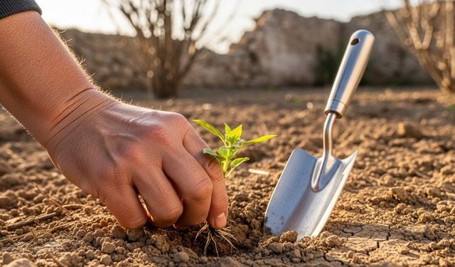 Sertleşmiş topraklara bahar reçetesi: Ekildiği anda doğayı harekete geçiriyor