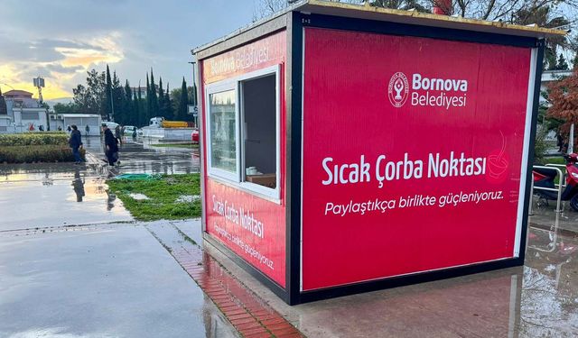 Soğuk sabahlara sıcak dokunuş! Bornova Belediyesi çorba ikramını üç noktaya çıkardı