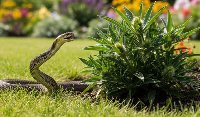 Bu otu dikenin bahçesine yılan uğramıyor: Kokusu ile doğal bariyer oluşturuyor