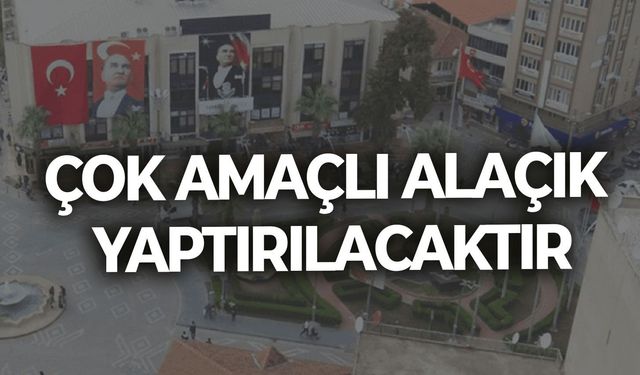 ÇOK AMAÇLI ALAÇIK YAPTIRILACAKTIR