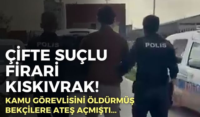 İzmir’de çifte suçlu firari kıskıvrak! 8 yıllık kaçış son buldu