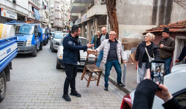 Karşıyaka’da kaldırım operasyonu: İşgallere karşı tavizsiz kent disiplini dönemi!