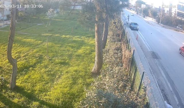 Cinayet gibi kazanın görüntüleri ortaya çıktı! Bisikletli adam havaya savruldu