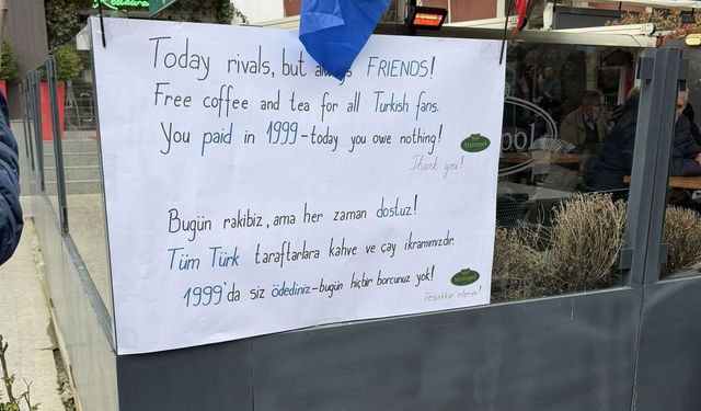 Kosova'da Türk Taraftarlarına not: ''1999'da siz ödediniz, bugün hiçbir borcunuz yok...''