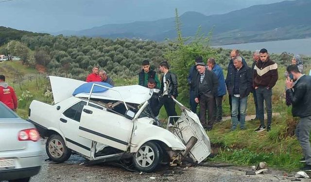 Manisa’da feci kaza: 19 yaşındaki genç sürücü hayatını kaybetti