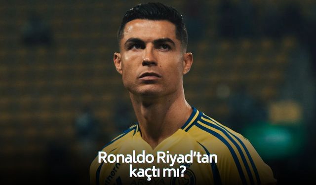 Ronaldo, savaş çıkan Riyad'tan kaçtı! Al Nassr açıklama yaptı!