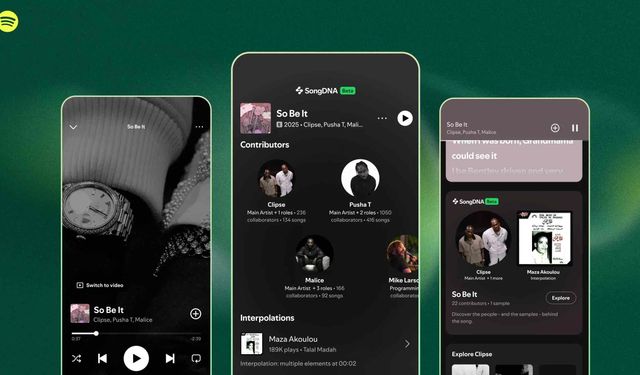 Spotify SongDNA özelliği yayında! Şarkıların yaratım hikayesi artık parmaklarınızın ucunda