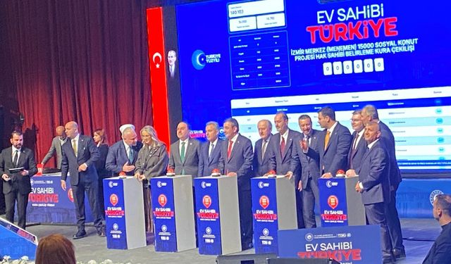 İzmir'de TOKİ kura çekimi tamam!