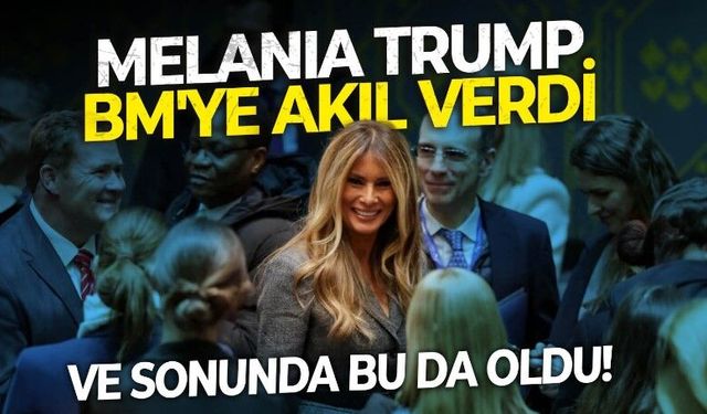 ABD'nin first ladysi Melania Trump tarihte bir ilke imza atarak BM Güvenlik Konseyi toplantısına başkanlık etti