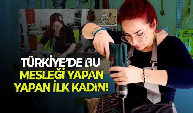 Türkiye'de kanun üreten akademik diplomalı ilk kadın ustası! İzmir'de harikalar yaratıyor