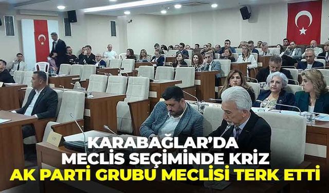Karabağlar'da meclis seçiminde tansiyon yükseldi: AK Parti grubu oturumu terk etti!