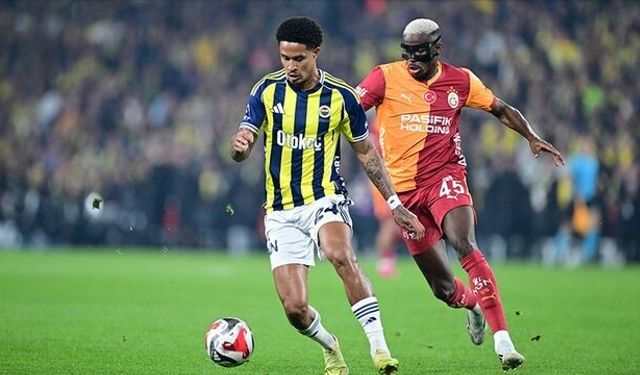 SON DAKİKA Derbinin ilk yarısında Cimbom üstün!