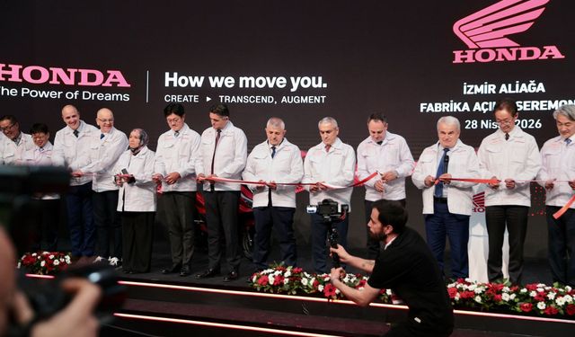 Honda Türkiye’den İzmir’e dev yatırım: Aliağa’daki motosiklet fabrikası resmen açıldı