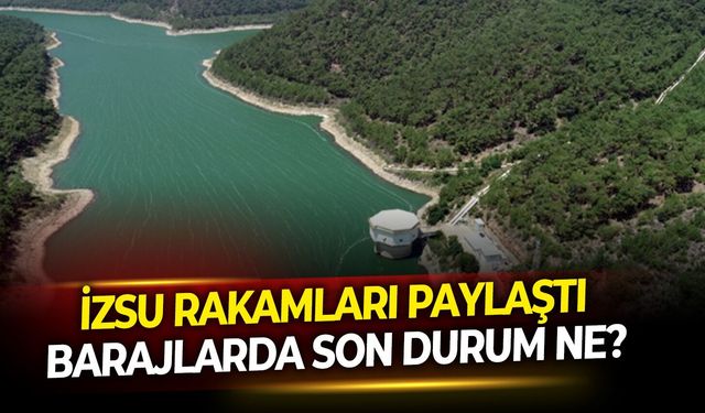 İZSU rakamları paylaştı: Barajlarda son durum ne?