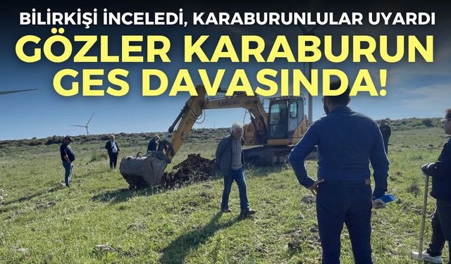 Gözler Karaburun GES davasında! Bilirkişi sahada inceleme yaptı, Karaburunlular uyardı