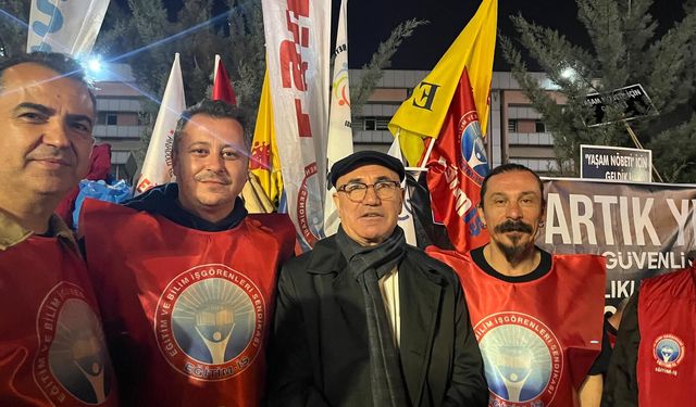 Sendikalardan okullardaki şiddete tepki: MEB önünde gece nöbeti başladı!