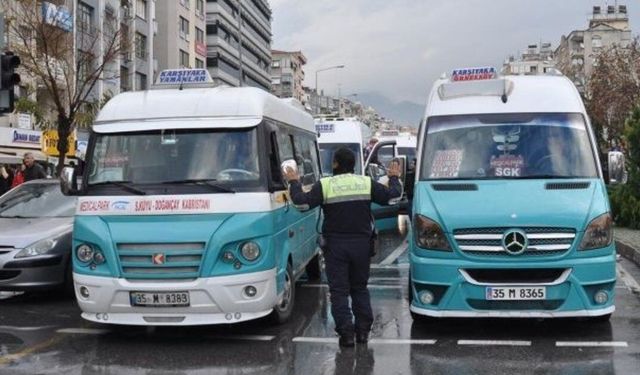 Minibüs kullananlar dikkat!  İşte İzmir'de yeni tarife!