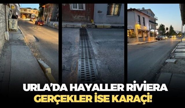 İzmir'in parlayan yıldızı Urla'nın alt yapısı S.O.S veriyor! Delik deşik yollar, çukurlarla dolu kaldırımlar