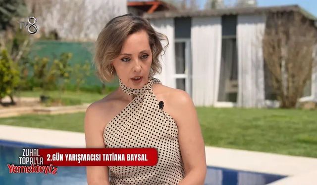 Yemekteyiz Tatiana Baysal kimdir, Türk mü? İşte yarışmanın renkli yüzü