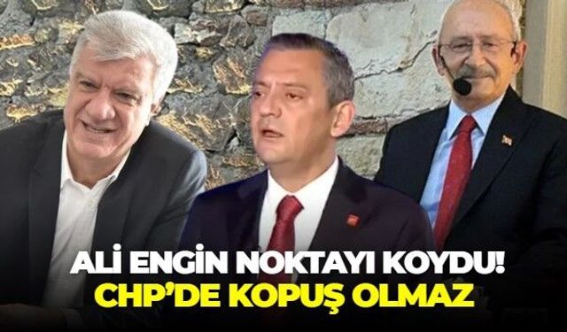 CHP İzmir'in tecrübeli ismi Ali Engin bölünmeye kapıyı kapattı! Önceki örnekler ortada, CHP'den kopuş olmaz!