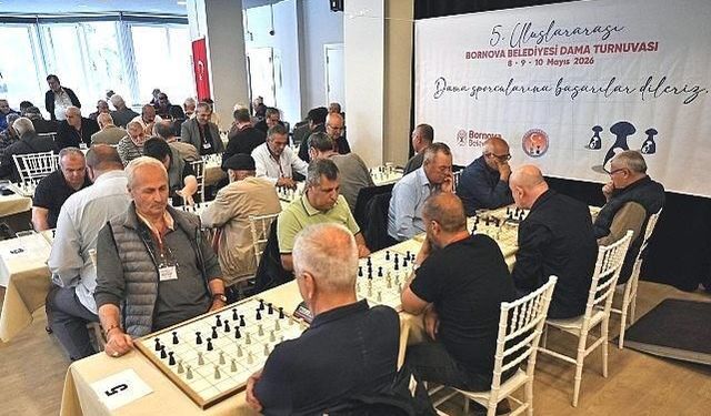 Bornova’da uluslararası Türk daması heyecanı!
