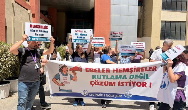 Ebeler ve hemşirelerden çağrı: “Kutlama değil, çözüm istiyoruz”