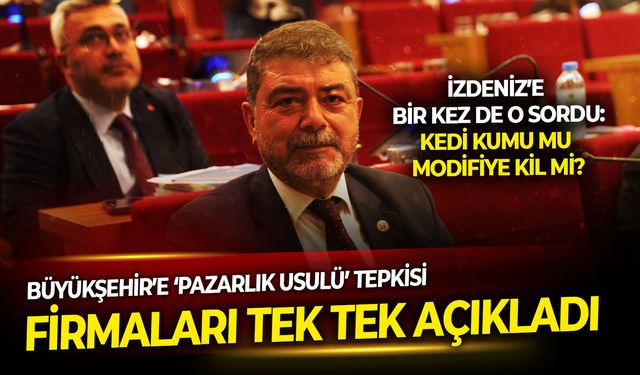 AK Partili Atmaca’dan Büyükşehir’e ‘pazarlık usulü’ tepkisi: Firmaları tek tek açıkladı